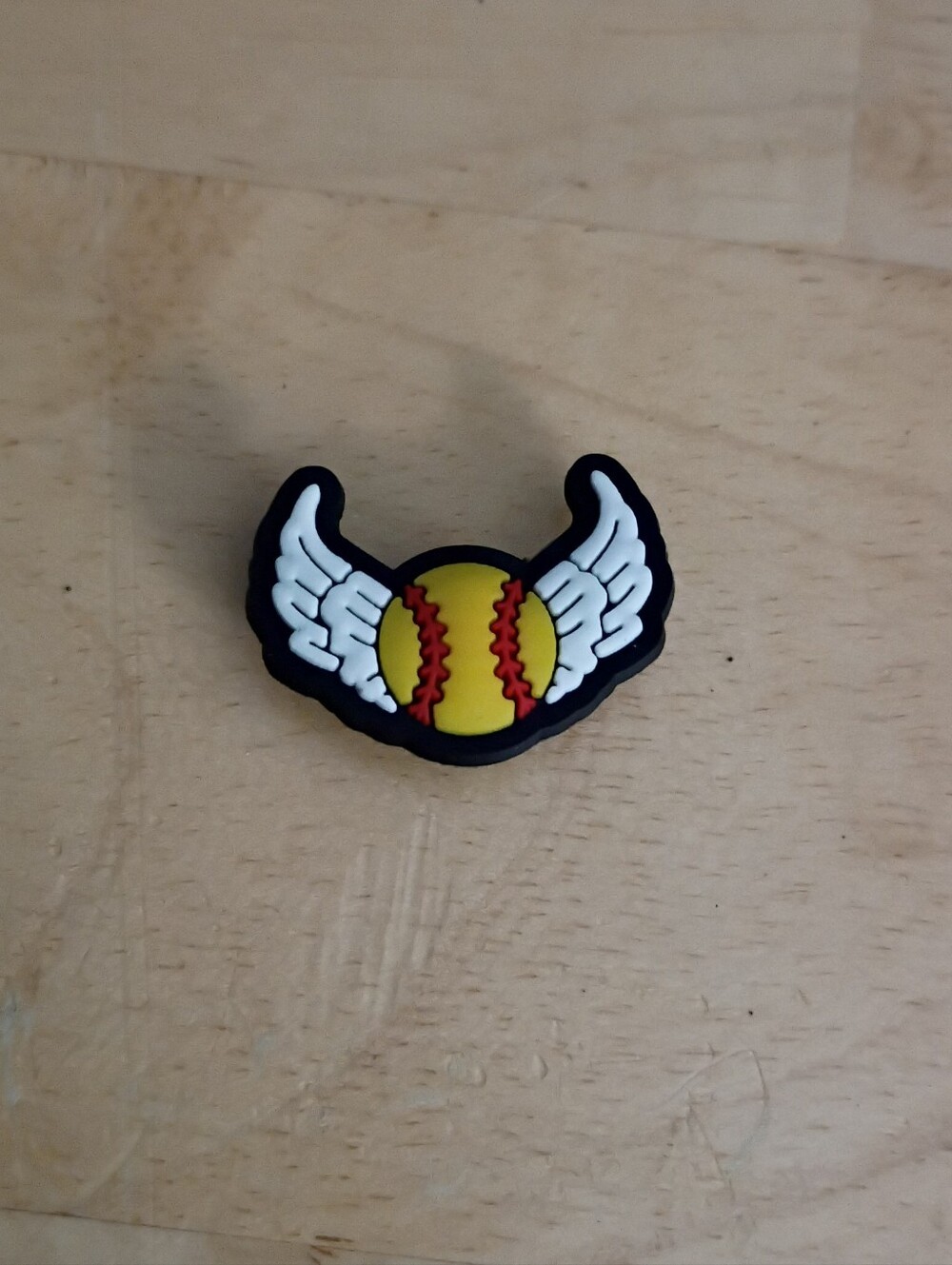 10 for $10 Jibbitz Croc Charms - Softball w/ Wings - Sports - New Shoe Charm